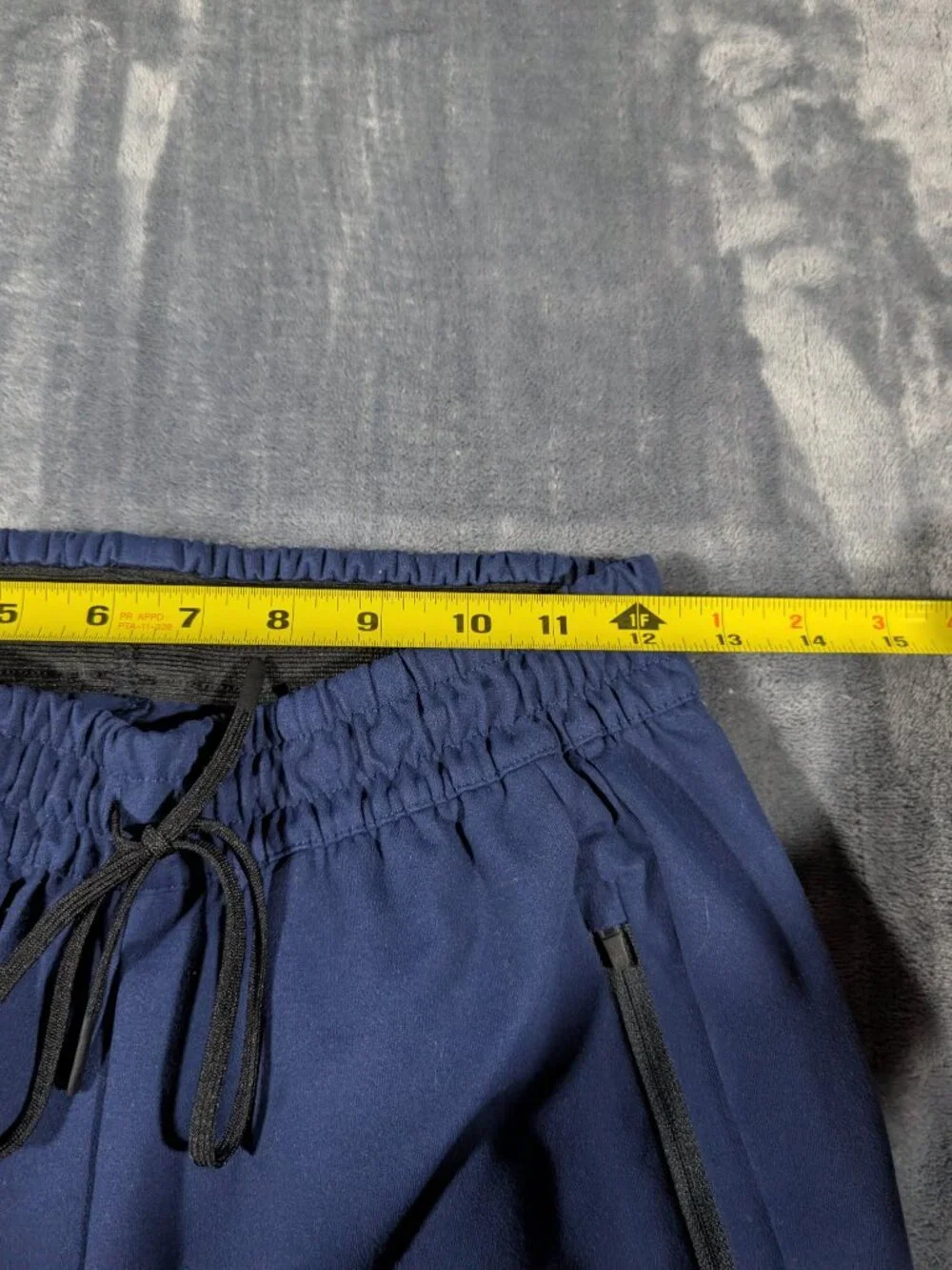 NOBULL Jogger Pants Mens Medium Performance Workout Gym Navy Stretch Zip Pockets
